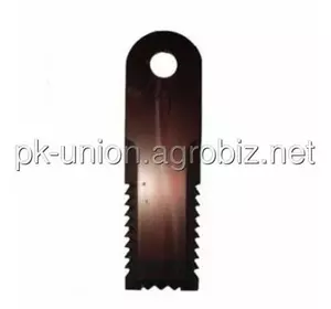 Z77601RS Нож измельчителя подвижный зубчатый (42232/Z55610/322326450/9833966/89833966) , NH (Rasspe)