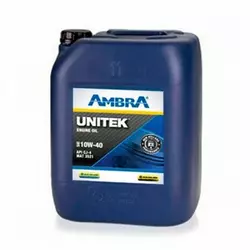 10W40 UNITEK, Масло моторное (20л ) (AMBRA) API CJ-4/ACEA E7/E9/ MAT3521