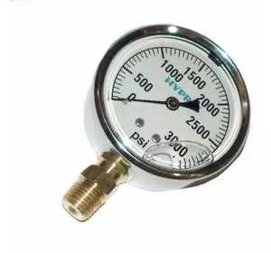 810-300C, Манометр спиральный механический 1/4" (0-3000 psi=204 атм) (MLR2121013), GP 810-300C, Манометр спиральный механический 1/4" (0-3000 psi=204 атм) (MLR2121013), GP