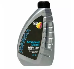 10w40, Масло моторное ( 1л ) полусинт. (Q8 Form. Advanced Diesel) (API: CD/CF) (ACEA:B3/B4)